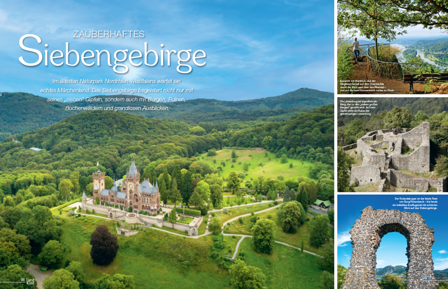 LandKind Sommerausgabe Ausflug Siebengebirge